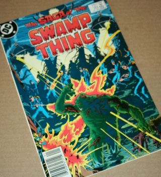 Dc Comics Saga Of The Swamp Thing 20 1st Alan Moore Issue Newsstand Variant