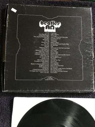 BEATLES Alpha Omega Box Set 4 LP 1972 TV Lennon McCartney Ringo Harrison EX 7