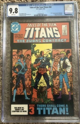 Tales Of The Teen Titans 44 Cgc 9.  8 Dick Grayson Becomes 1st Nightwing