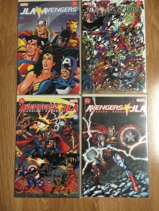 Jla Vs Avengers 1 - 4 2004 Dc/marvel Comics