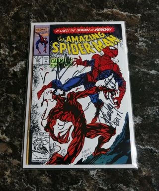 The Spider - Man 361,  Stan Lee & Randy Emberlin Signatures