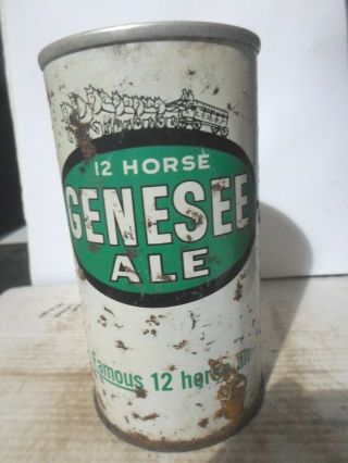 Genesee 12 Horse Ale_fan Tab_ Straight Steel Beer Can - [read Description] -