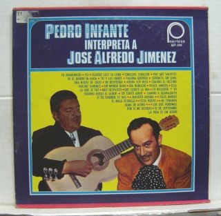 Pedro Infante 3 Lp " Interpreta A Jose Alfredo Jimenez " Ranchero Peerless