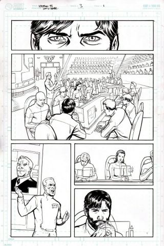 Voltron Year One Issue 3 Pages 1,  4,  5 Comic Book Art Craig Cermak