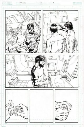 VOLTRON YEAR ONE Issue 3 Pages 1,  4,  5 Comic Book Art Craig Cermak 2