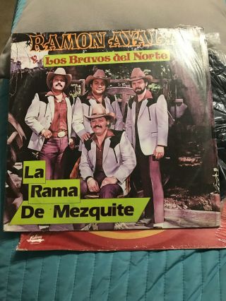Los Bravos Del Norte De Ramon Ayala La Rama Del Mesquite Lp Vinyl Record Vg,