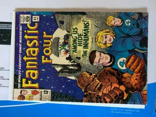 Fantastic Four 45 Dec.  1965 Marvel The 1st Inhumans