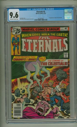 Eternals 2 (cgc 9.  6) Ow/w Pages; 1st App.  Ajak And Celestials; Kirby (c 24406)