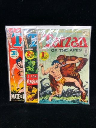 Tarzan 207 - 209 (1 - 3) Nm - 9.  2 | Joe Kubert Art | Dc 1972 | Unread (3 Books)