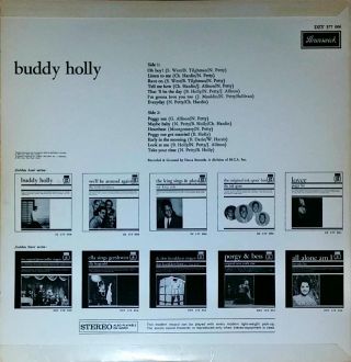 Buddy Holly by Buddy Holly,  Brunswick Golden Aces DZY 377 006 2