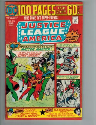 Justice League Of America 116 Jla Vs Matter Master 100 Page Giant 1975 F/vf
