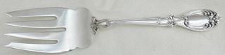 Frank M.  Whiting Sterling Silver Cold Meat Fork 1900 Florence Pattern No Mono