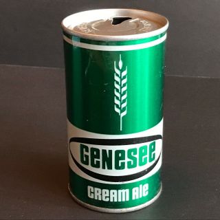 Genesee Cream Ale Beer Can Straight Steel Pull Tab 70 