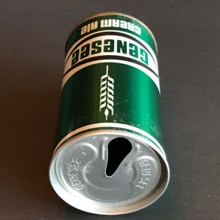 Genesee Cream Ale Beer Can Straight Steel Pull Tab 70 ' s - 80 ' s Rochester,  NY 5