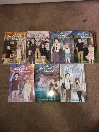 A Silent Voice Complete Series Vol.  1 - 7 English Manga