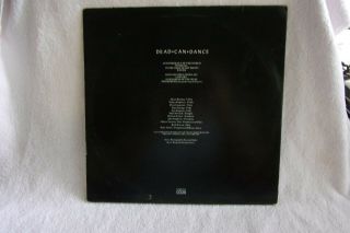 Dead Can Dance Within the Realm of a Dying Sun LP Vinly 4AD label 4