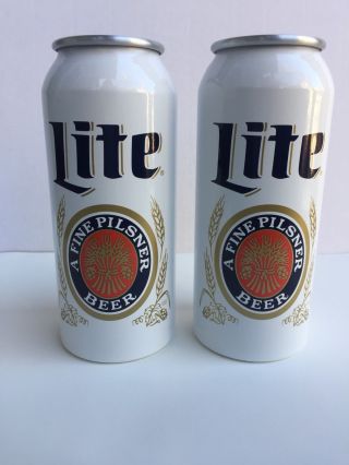 Retro Miller Lite Beer Aluminum Can Cup