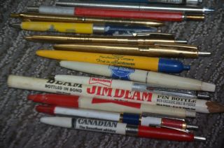 25 vintage advertising pencils pens BEER Pabst Budweiser CHICAGO Mercantile Exch 2