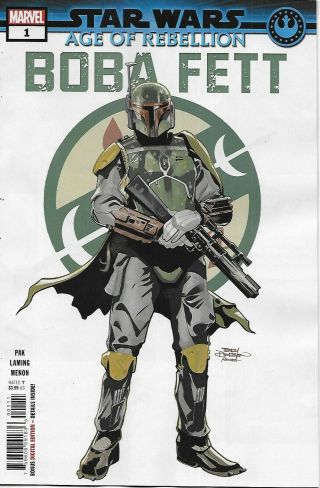Star Wars Comic Issue 1 Age Of Rebellion Boba Fett 2019 Modern Age First Print