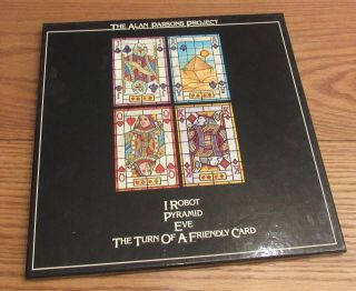 The Alan Parsons Project I Robot/pyramid/eve/turn Of A Card 4 Lp Box Set Germany
