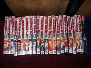 Shonen Jump Graphic Novels 1 - 21 Rurouni Kenshin By Nobuhiro Watsuki,  Jing King
