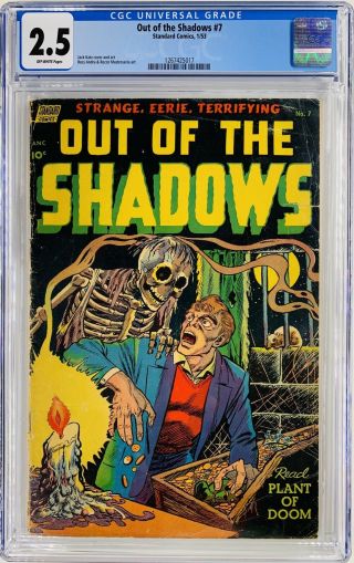 Out Of The Shadows 7 Cgc 2.  5 Pre - Code Horror 1953