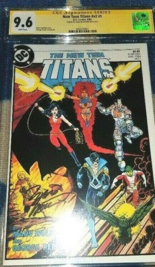 Teen Titans 1 Cgc 9.  6 Signed By Marv Wolfman