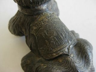 Vtg Cast Metal Carlsbad Caverns Novelty Figural Scottie Dog Souvenir Figurine 3