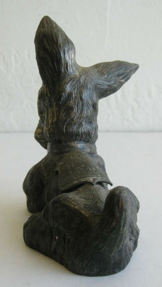 Vtg Cast Metal Carlsbad Caverns Novelty Figural Scottie Dog Souvenir Figurine 4