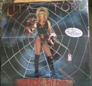 Lita Ford 1st Solo Lp Out For Blood Banned Cover Mercury 1983 Runaways