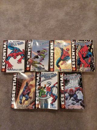 The Spider - Man Essential Volumes 1 - 7
