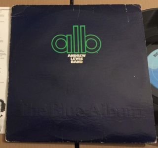 ANDREW LEWIS BAND A.  L.  B.  1977 MODERN SOUL FUNK LP THE BLUE ALBUM W/ LYRICS VG, 2