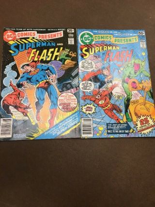 Dc Comics Presents 1 And 2 Superman And Flash 1978