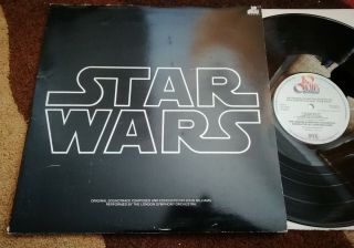 Star Wars Double Lp 1977 Soundtrack 20th Century Fox Btd 541 - 1 Ex