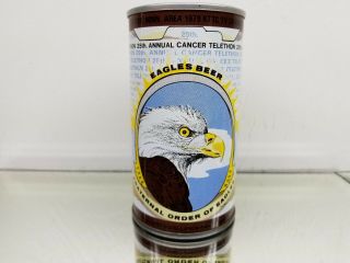 Eagles Beer 25th Annual Cancer Telethon August Schell Brewing Co.  Beer Can