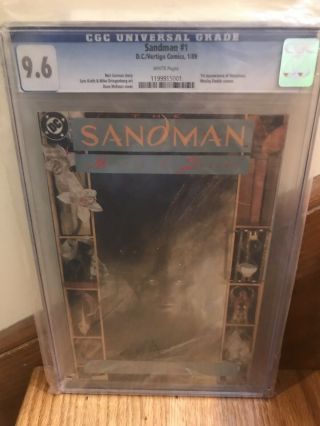 Sandman 1 Cgc 9.  6 1st Appearance Of Morpheus.  Neil Gaiman.  Netflix Show Coming