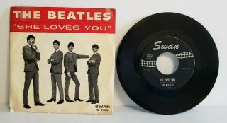 Beatles 7 " 45 & Picture Sleeve She Loves You / I 