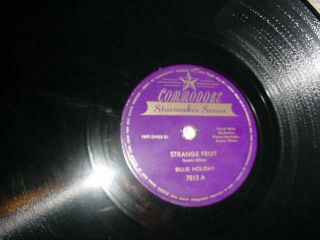 Billie Holiday 78 Rpm Commodore 