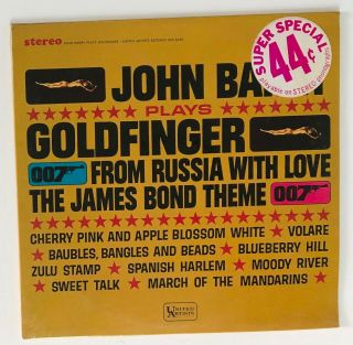 1965 Soundtrack Lp / John Barry Plays Goldfinger 007 James Bond Uas 6424