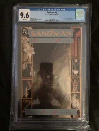 Sandman 1 Dc Comic First Morpheus Graded Cgc 9.  6 Neil Gaiman Goth Netflix 1989