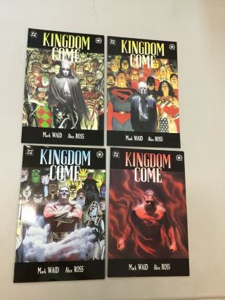 Kingdom Come 1 - 4 Complete Set 1 2 3 4 Dc Comics 1996