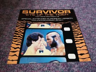 Vinyl Record 12” Survivor Eye Of The Tiger - A1 B1