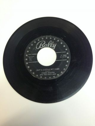 Frank Deaton & The Mad Lads Just A Little Bit More B/w My Love For You 7 " Rockab