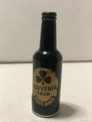 Guinness Alcohol Souvenir From Ireland Unfired Bottle Lighter Vintage Advertisin