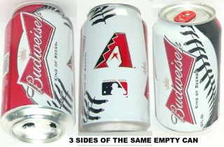 2013 Arizona Diamondbacks Baseball Budweiser King Beer Can Ball Mlb Bud Phoenix