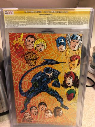 Marvel Comics The Spider - Man V2 1 CGC 9.  4 SS Signed Stan Lee Auto 8