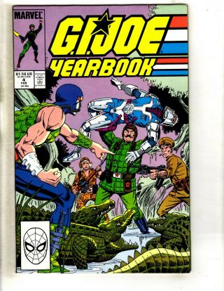8 GI Joe Marvel Comic Books YEARBOOK 1 2 3 4,  ORDER OF BATTLE 1 2 3 4 J320 4