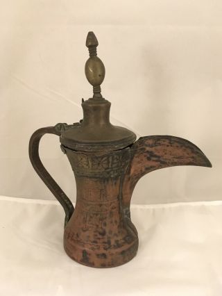Dallah Saudi Arabia Islamic Nizwa Omani Middle East Arabic Coffee Pot 28 cm Tall 2