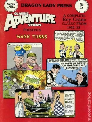 Classic Adventure Strips 5 1986 Fn/vf 7.  0 Stock Image