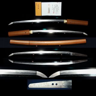 脇差 Wakizashi Antique Japanese Sword 44.  6cm Signed 正則 Masanori,  Nbthk Kicho Token